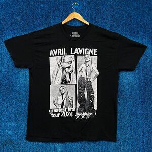 Avril Lavigne Greatest Hits 2024 Tour Pop Punk Artist Tee XL